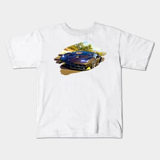 Centenario Racing Art Print Kids T-Shirt